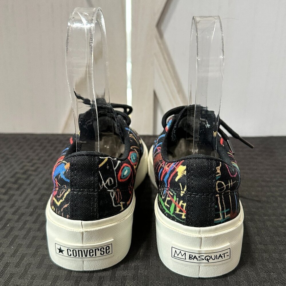 Limited Edition Converse X Basquiat Skid Grip Low Top Sneakers - Picture 8 of 13